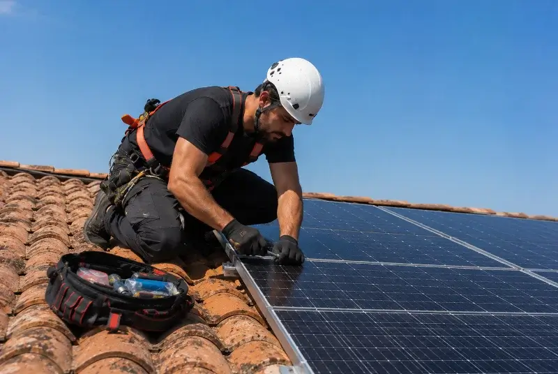 Maintenance et monitoring de panneaux solaires à Marzens