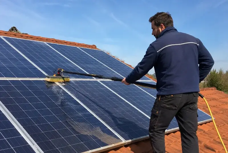 Nettoyage et entretien de panneaux solaires à Marzens